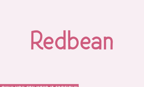 Redbean Font - Featured Image