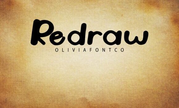 Redraw Font Fonts Free Download Redraw Font - Featured Image
