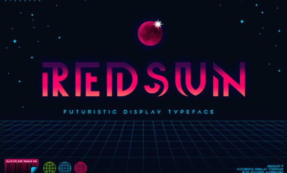 Redsun Font - Featured Image