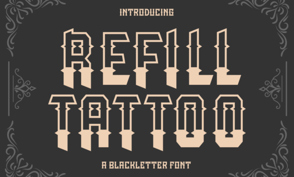 Refill Tattoo Font - Featured Image