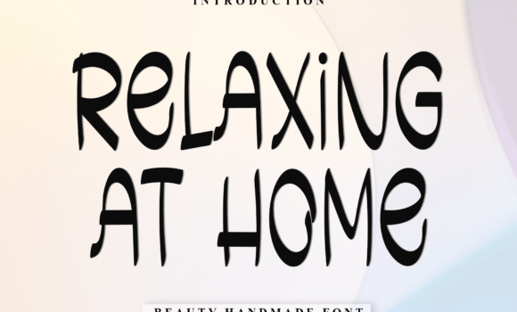 Relaxing at Home Font - Featured Image