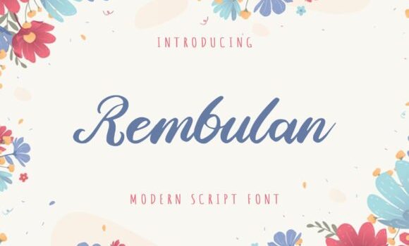 Rembulan Font - Featured Image