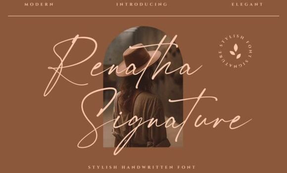 Renatha Signature Font Fonts Free Download Renatha Signature Font - Featured Image