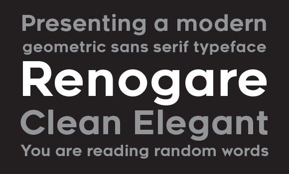 Renogare Font - Featured Image