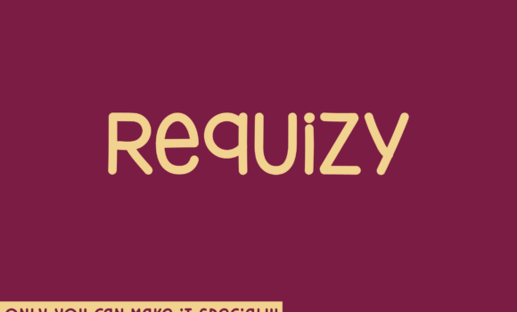 Requizy Font - Featured Image
