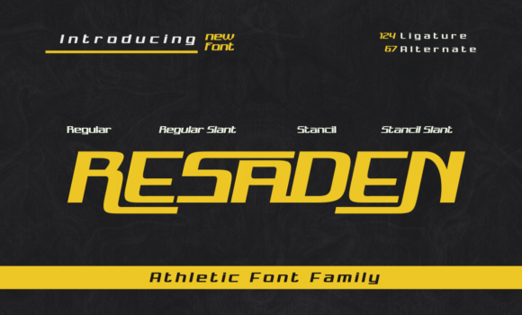 Resaden Font Fonts Free Download Resaden Font - Featured Image