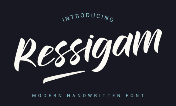 Ressigam Font - Featured Image