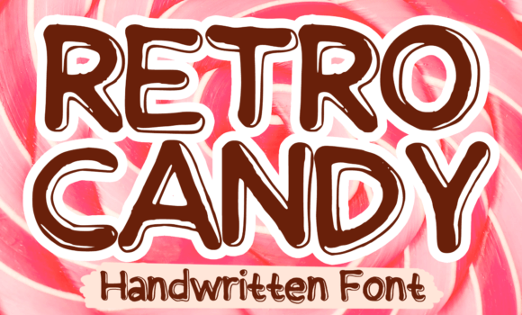 Retro Candy Font - Featured Image