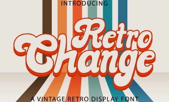 Retro Change Font - Featured Image