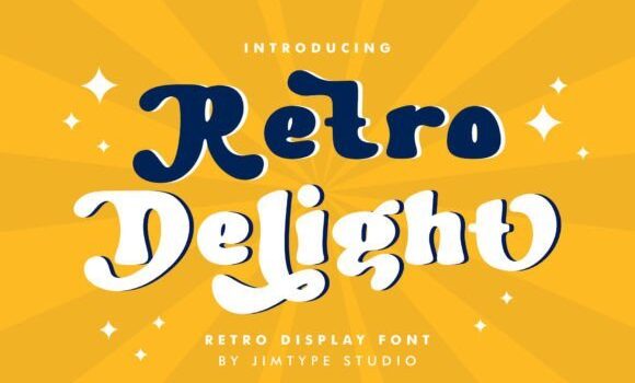 Retro Delight Font - Featured Image