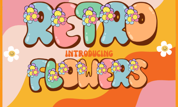Retro Flowers Font Fonts Free Download Retro Flowers Font - Featured Image