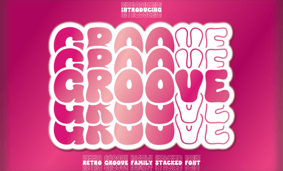 Retro Groove Stacked Font Fonts Free Download Retro Groove Stacked Font - Featured Image