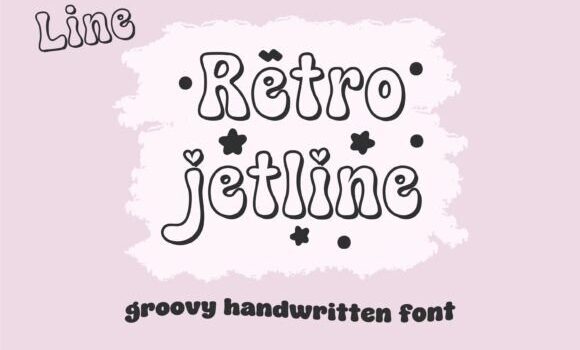 Retro Jetline Line Font Fonts Free Download Retro Jetline Line Font - Featured Image