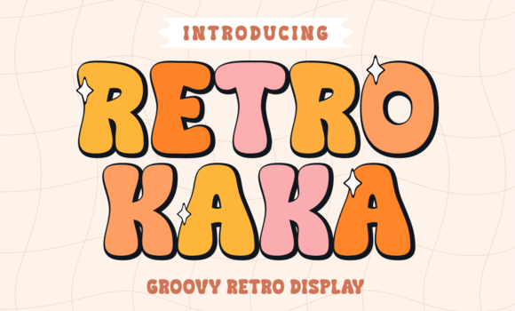 Retro Kaka Font - Featured Image