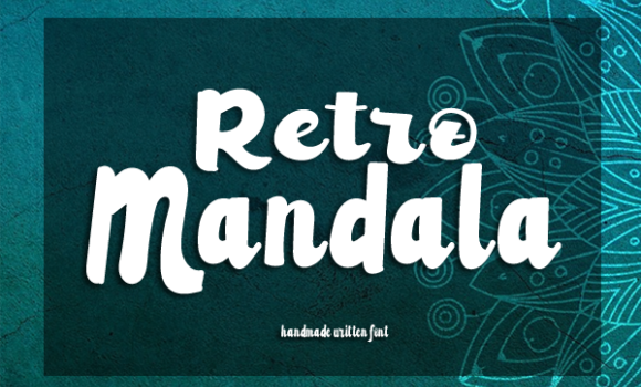 Retro Mandala Font Fonts Free Download Retro Mandala Font - Featured Image