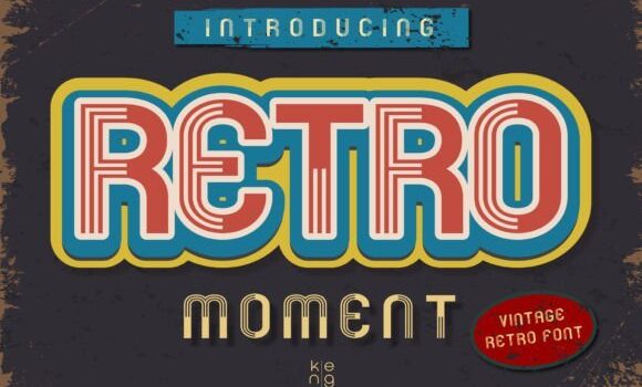 Retro Moment Font Fonts Free Download Retro Moment Font - Featured Image