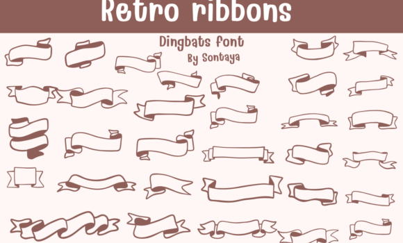Retro Ribbons Font Fonts Free Download Retro Ribbons Font - Featured Image
