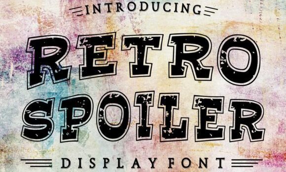 Retro Spoiler Font - Featured Image