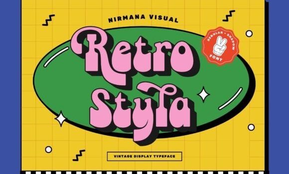Retro Styla Font - Featured Image
