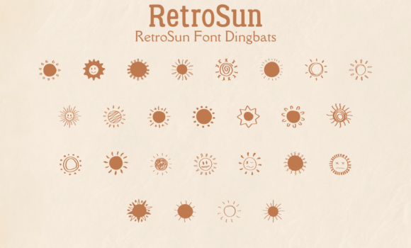 Retro Sun Font Fonts Free Download Retro Sun Font Fonts Free Download