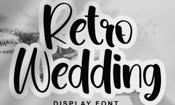 Retro Wedding Font - Featured Image