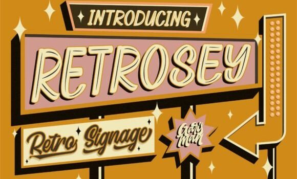 Retrosey Font - Featured Image