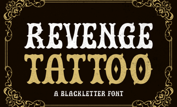 Revenge Tattoo Font - Featured Image