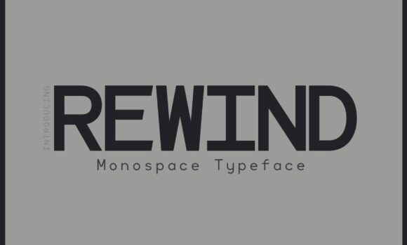 Rewind Font Fonts Free Download Rewind Font - Featured Image