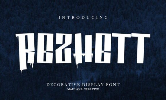 Rezhett Font - Featured Image