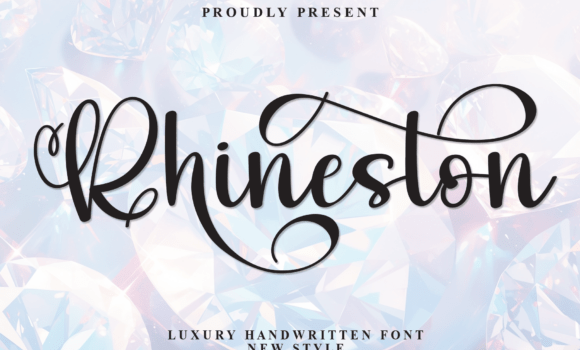 Rhineston Font - Featured Image
