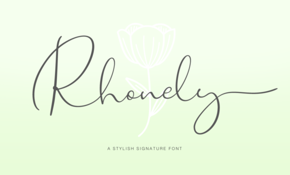 Rhonely Font Fonts Free Download Rhonely Font - Featured Image