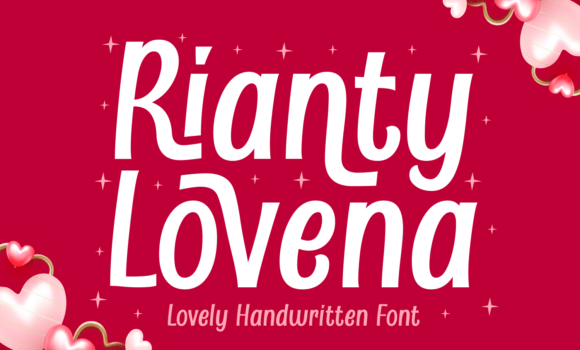 Rianty Lovena Font - Featured Image