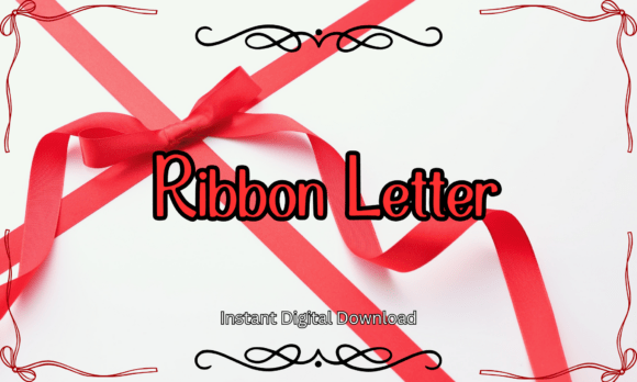 Ribbon Letter Font Fonts Free Download Ribbon Letter Font - Featured Image