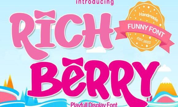 Rich Berry Font - Featured Image