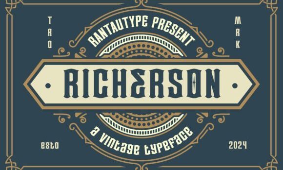 Richerson Font - Featured Image