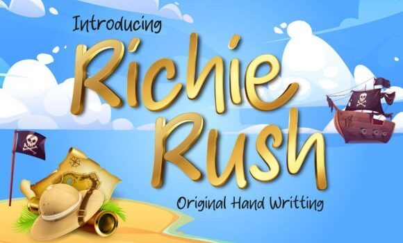 Richie Rush Font - Featured Image