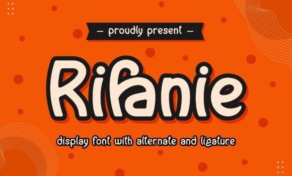 Rifanie Font - Featured Image