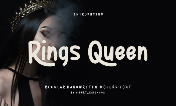 Rings Queen Font - Featured Image