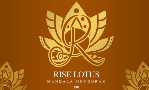 Rise Lotus Mandala Monogram Font Fonts Free Download Rise Lotus Mandala Monogram Font - Featured Image