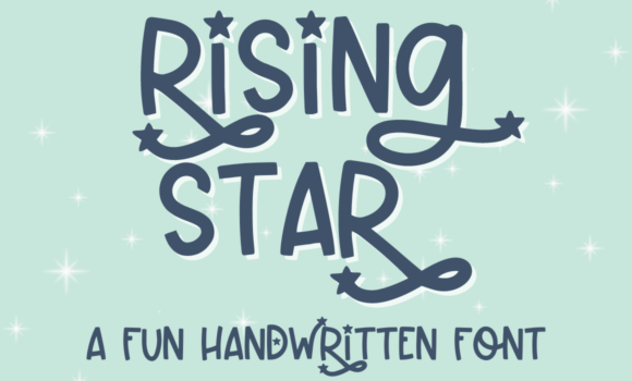Rising Star Font - Featured Image