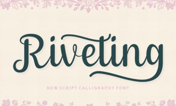 Riveting Font - Featured Image