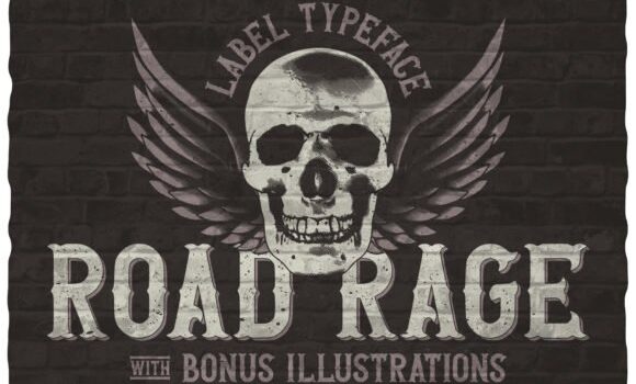 Road Rage Font - Featured Image