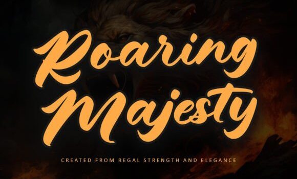Roaring Majesty Font - Featured Image