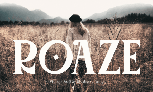 Roaze Font - Featured Image