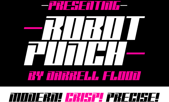 Robot Punch Font - Featured Image