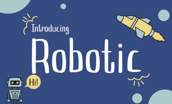 Robotic Font - Featured Image