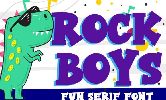 Rock Boys Font - Featured Image