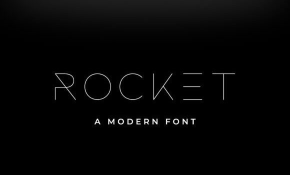 Rocket Wildness Font - Featured Image