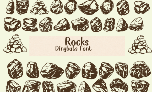 Rocks Font - Featured Image