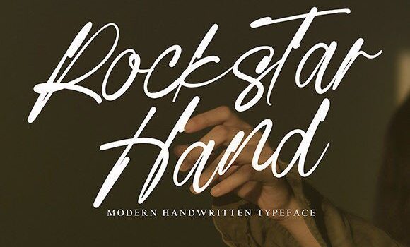 Rockstar Hand Font - Featured Image